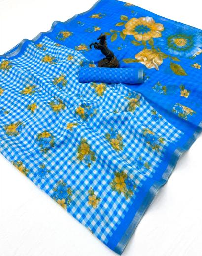 Malhar linen digital print surat mai saree market